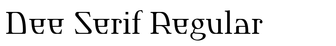 Dee Serif Regular
